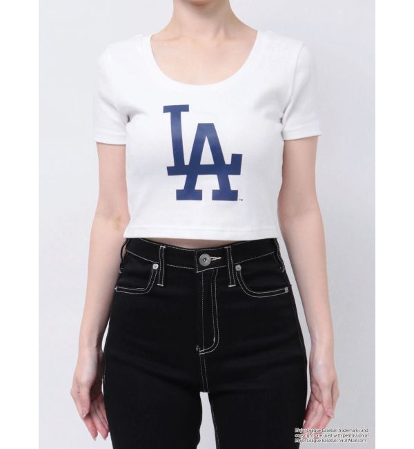 GYDA「GYDA［MLB］クロップドTシャツ」|Tシャツ・カットソー|