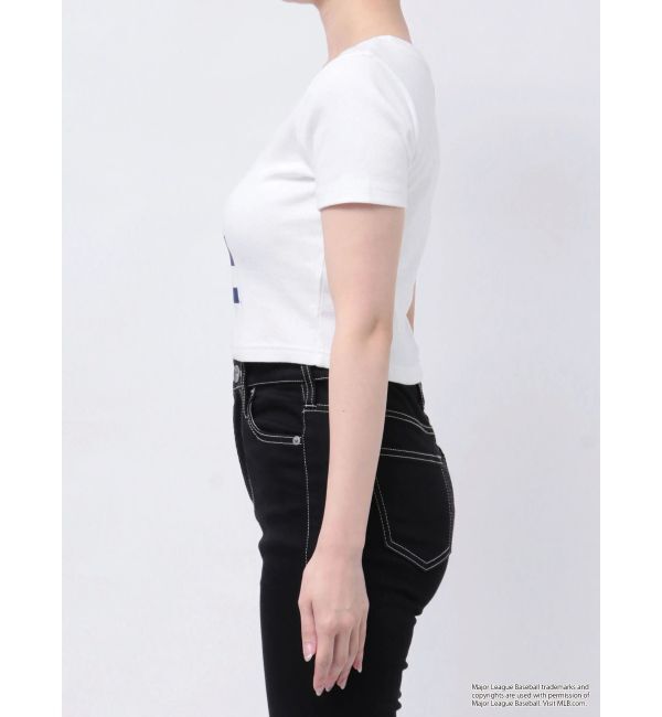 GYDA「GYDA［MLB］クロップドTシャツ」|Tシャツ・カットソー|