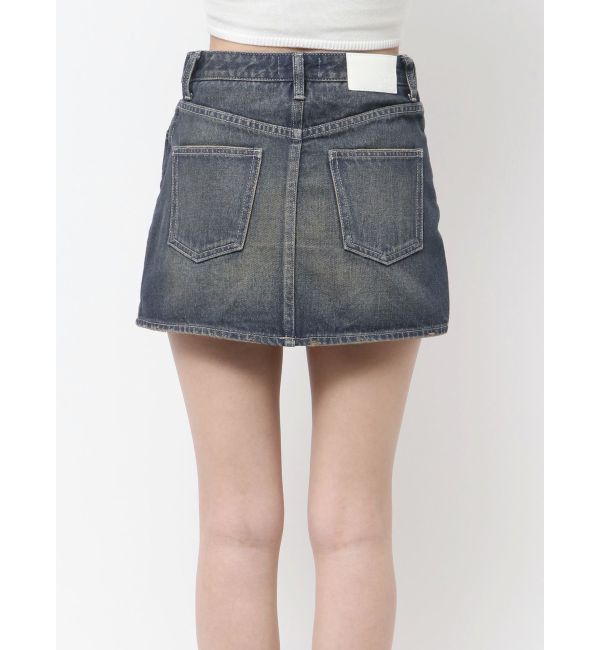 GYDA「GD MOLDスカートライクデニムショートパンツ」|スカート|