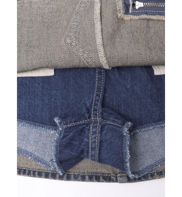 GYDA「GD MOLDスカートライクデニムショートパンツ」|スカート|