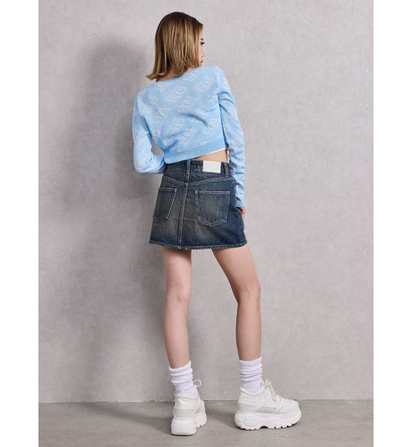 GYDA「GD MOLDスカートライクデニムショートパンツ」|スカート|