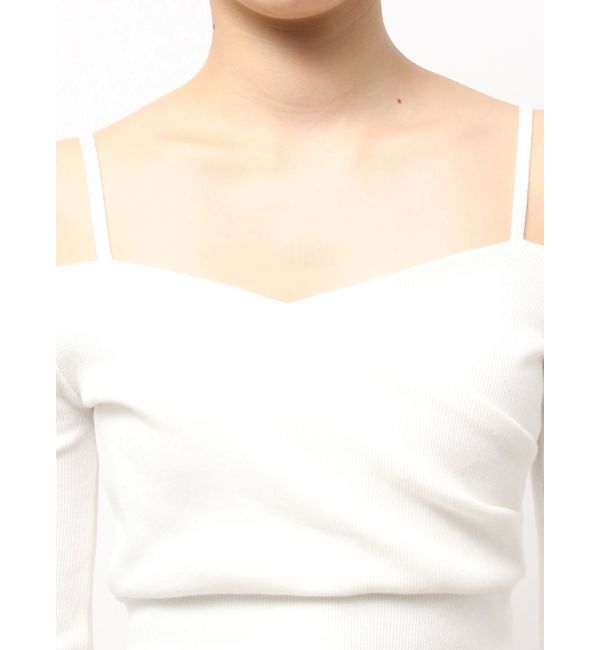 GYDA「カシュクールデザインオフショルトップス」|Tシャツ・カットソー|