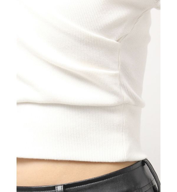 GYDA「カシュクールデザインオフショルトップス」|Tシャツ・カットソー|