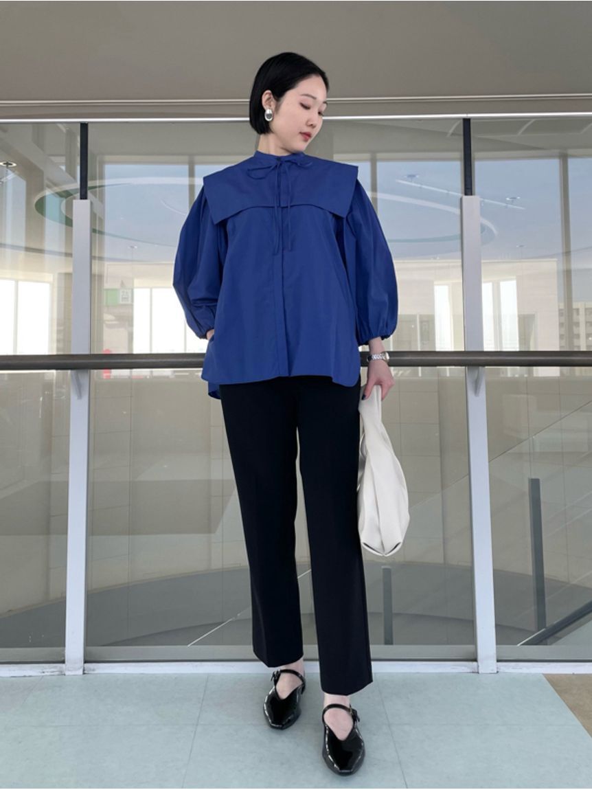 Mila Owen「【WEB限定カラー】後ろゴムセンタープレステーパードパンツ【ウォッシャブル】」|チノ|