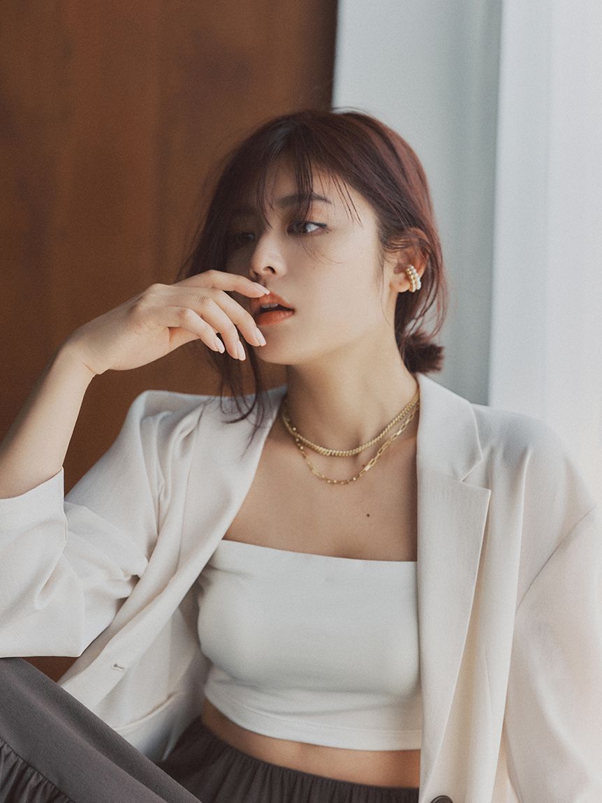 Mila Owen「ストラップ付カップインバンドゥ」|ベスト・ジレ|