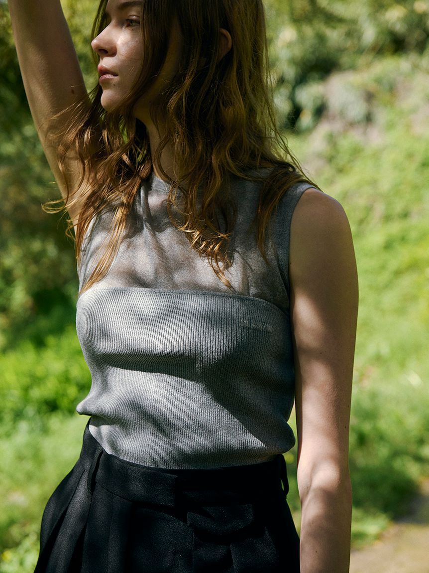 Mila Owen「フラップデザイン2タックワイドパンツ」|チノ|