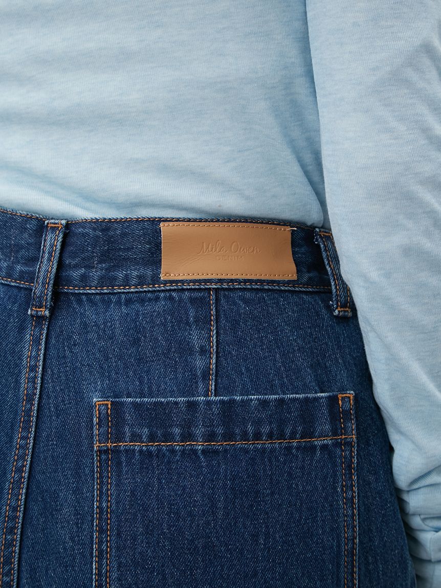 Mila Owen「パッチポケットデザインシガレットデニム」|デニム|