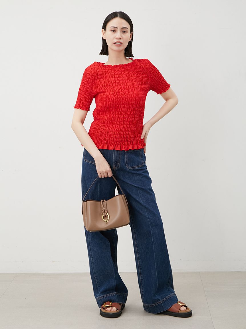 Mila Owen「パッチポケットデザインシガレットデニム」|デニム|