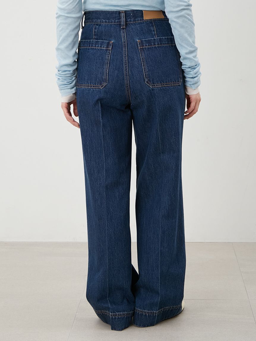 Mila Owen「パッチポケットデザインシガレットデニム」|デニム|