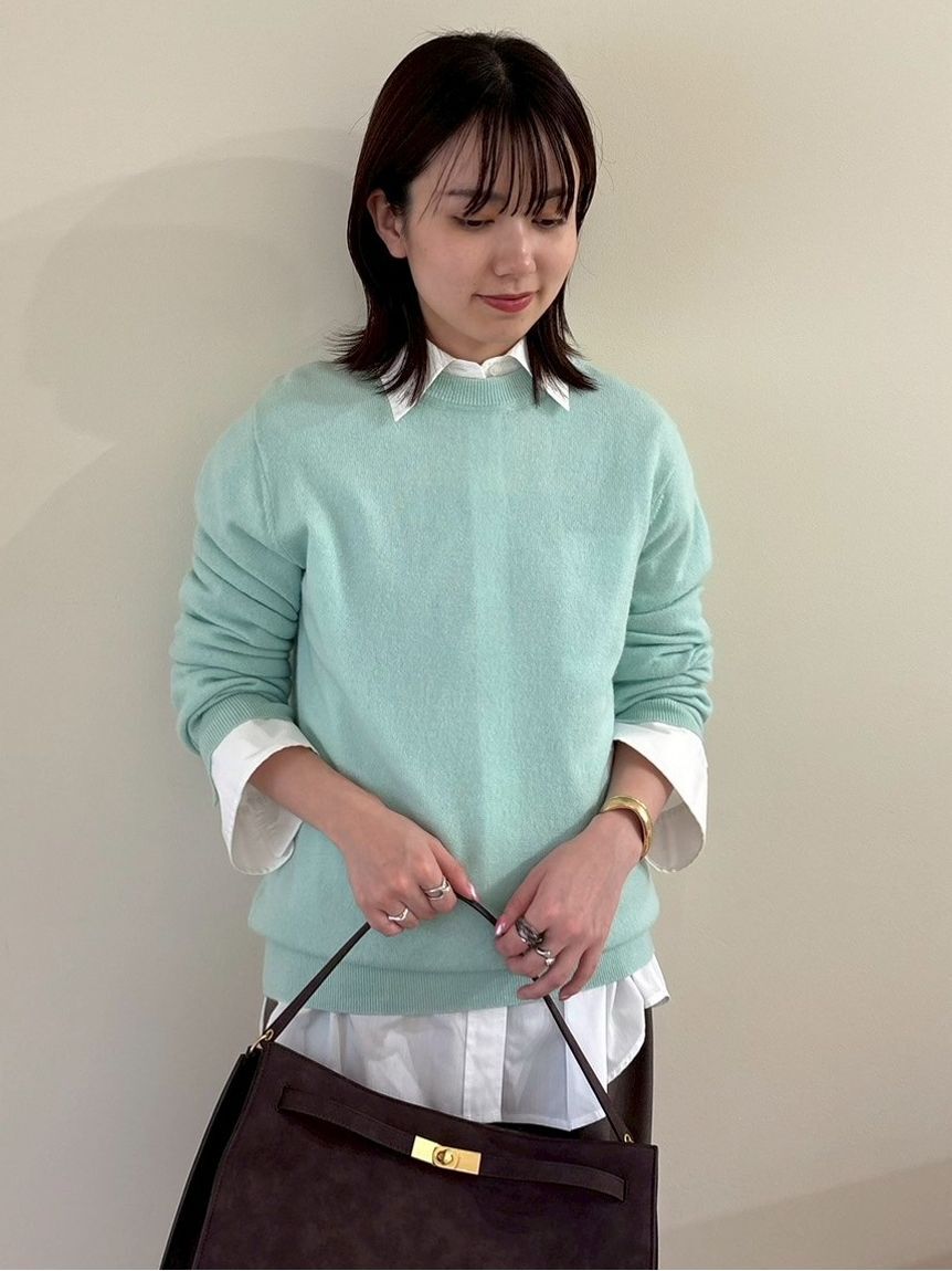 Mila Owen「ウール100％ベーシッククルーネックニット」|ニット・セーター|