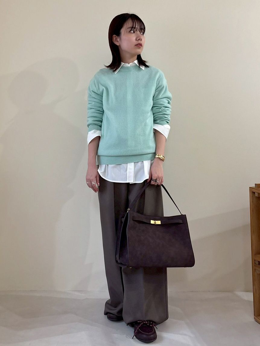 Mila Owen「ウール100％ベーシッククルーネックニット」|ニット・セーター|