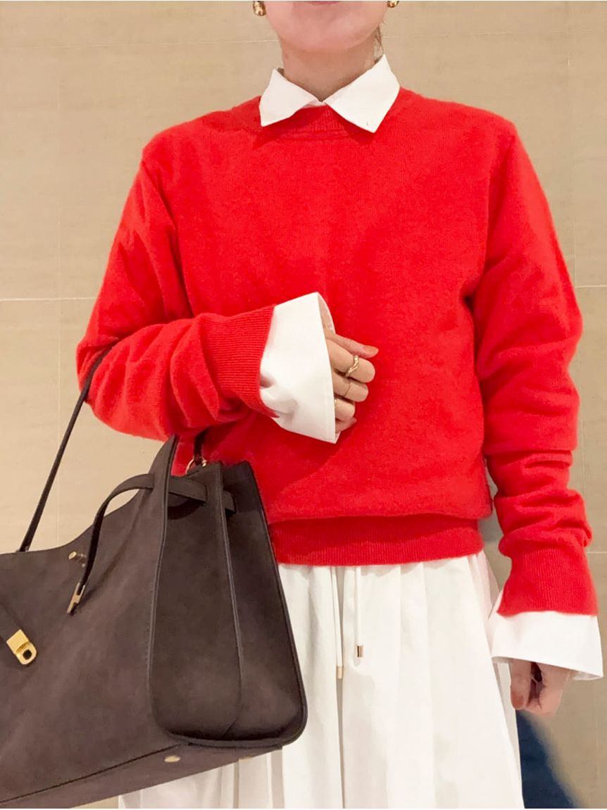 Mila Owen「ウール100％ベーシッククルーネックニット」|ニット・セーター|