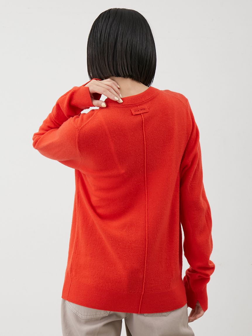 Mila Owen「ウール100％ベーシッククルーネックニット」|ニット・セーター|