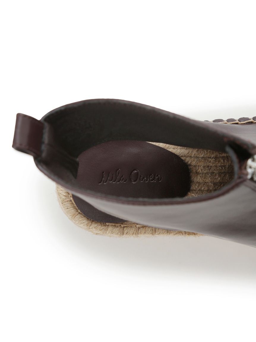 Mila Owen「ジュートウェッジブーツサンダル」|サンダル|