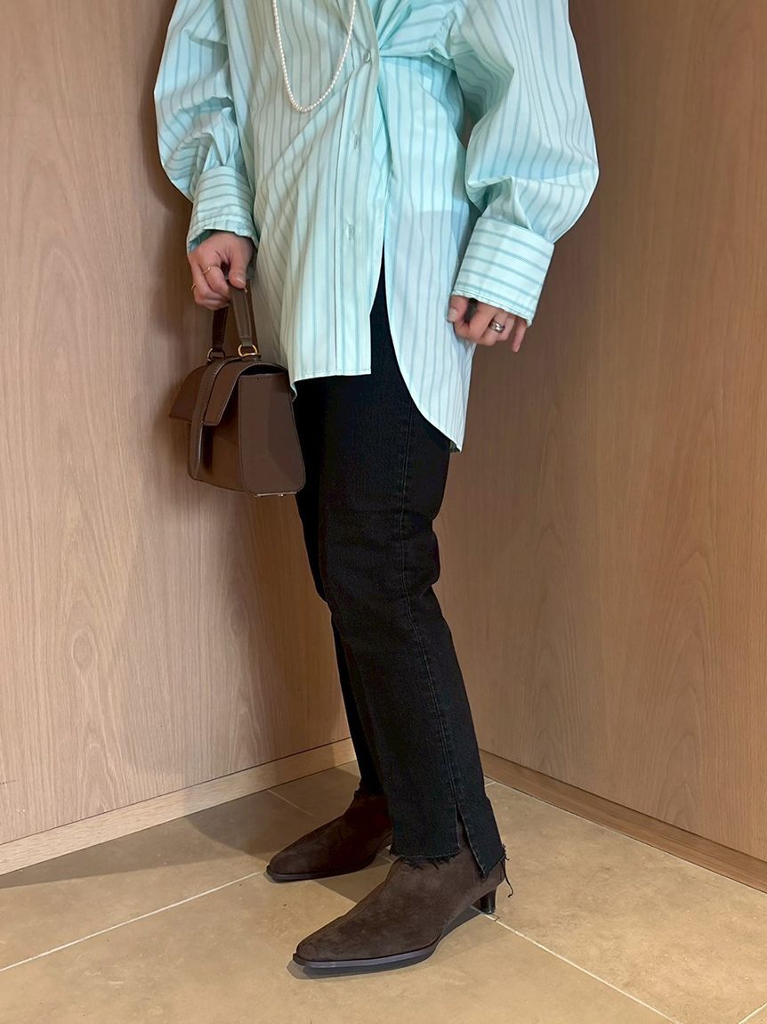 Mila Owen「キトゥンヒールショートブーツ」|ショートブーツ|