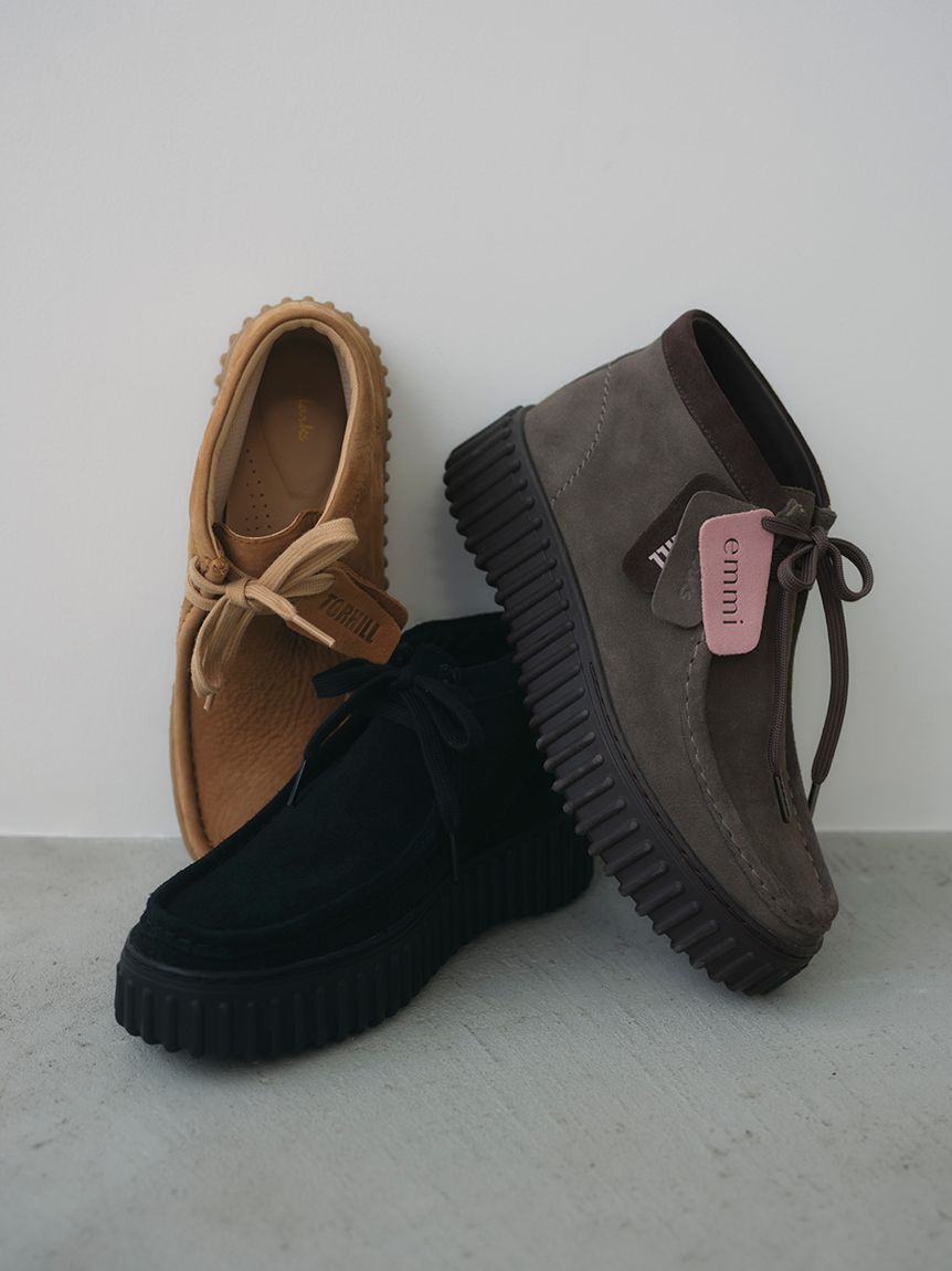 Clarks「【Clarks Premium】Torhill Moss」|ショートブーツ|