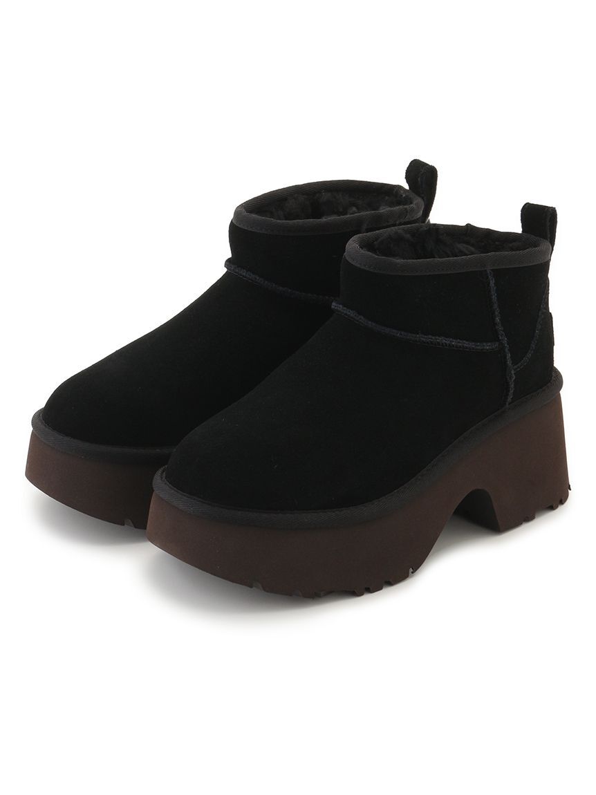 UGG「【UGG】MINI NEW HEIGHTS」|ショートブーツ|BLK