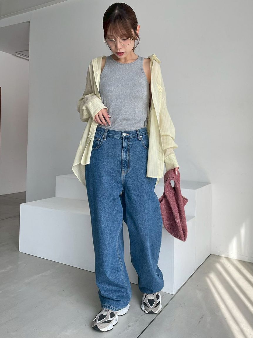 emmi atelier「カップ付きアメスリタンクトップ」|タンクトップ|