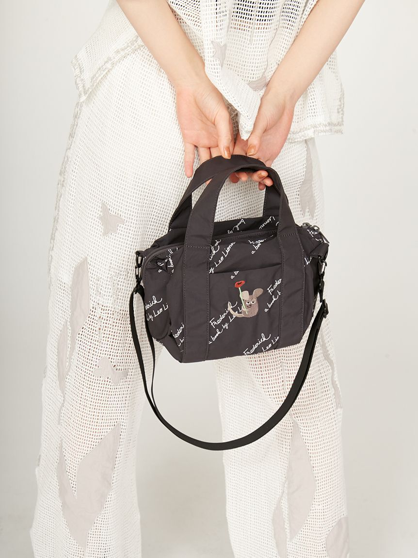 emmi atelier「【emmi&times;Leo Lionni】撥水 ワッペン2wayハンドバッグ」|ハンドバッグ|