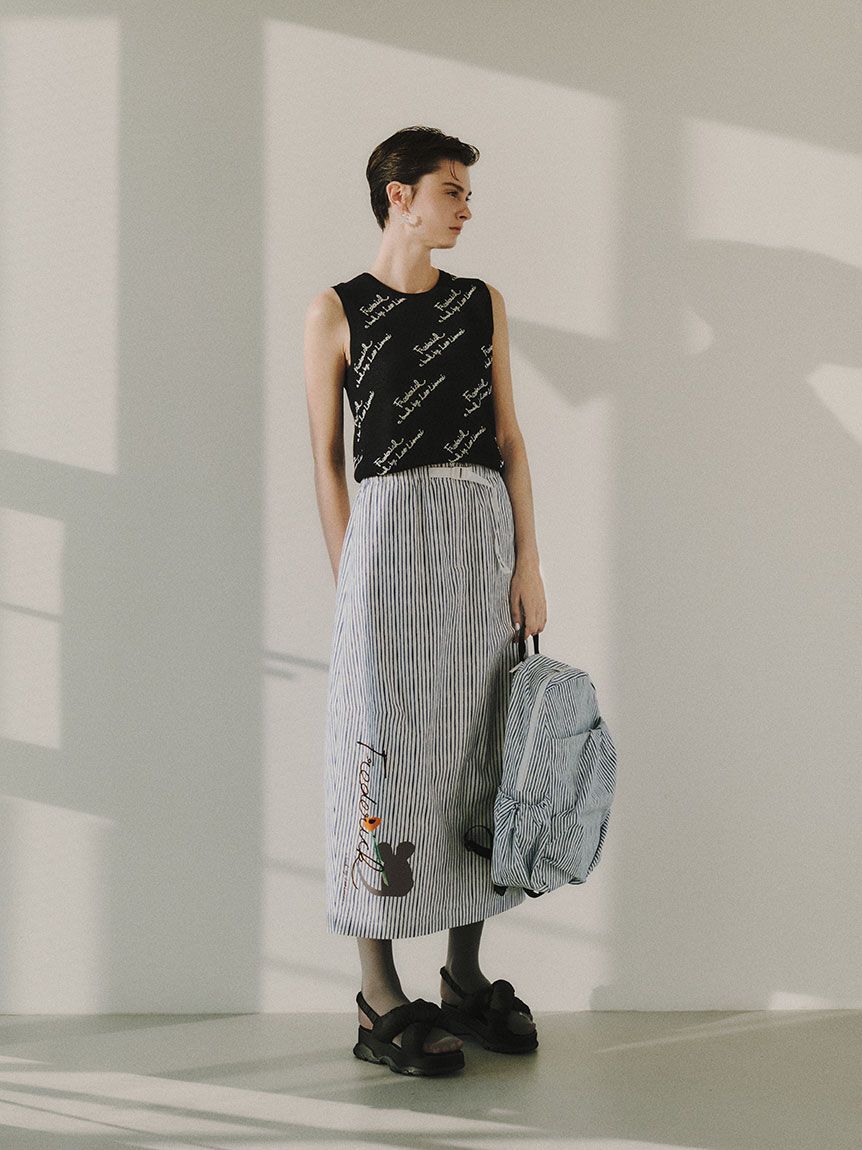 emmi atelier「【emmi&times;Leo Lionni】ジャガードニットタンク」|タンクトップ|