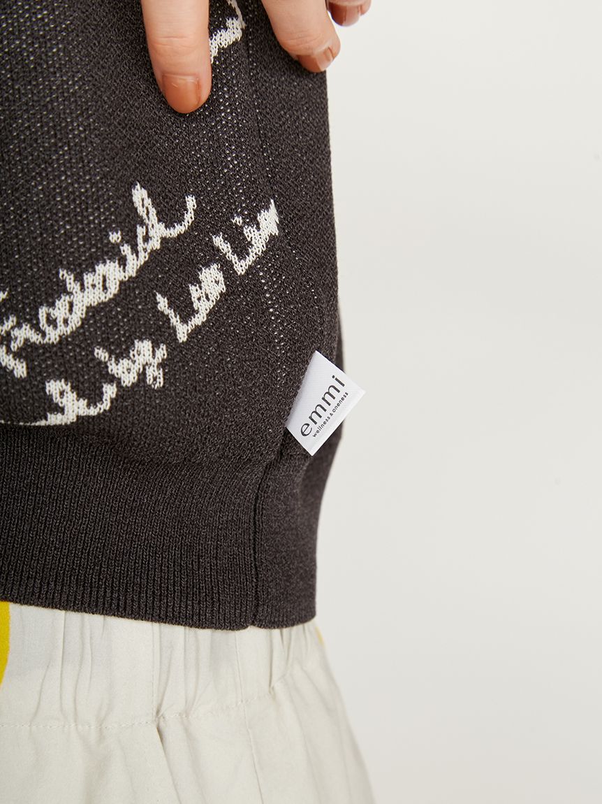 emmi atelier「【emmi&times;Leo Lionni】ジャガードニットタンク」|タンクトップ|