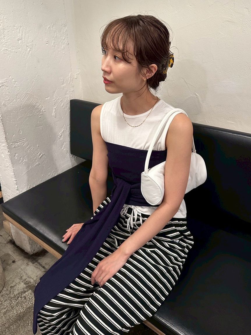 emmi atelier「2wayチューブトップ付きタンクトップ」|タンクトップ|