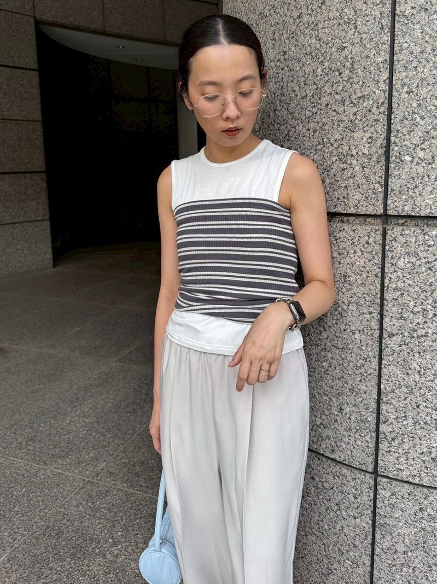 emmi atelier「2wayチューブトップ付きタンクトップ」|タンクトップ|