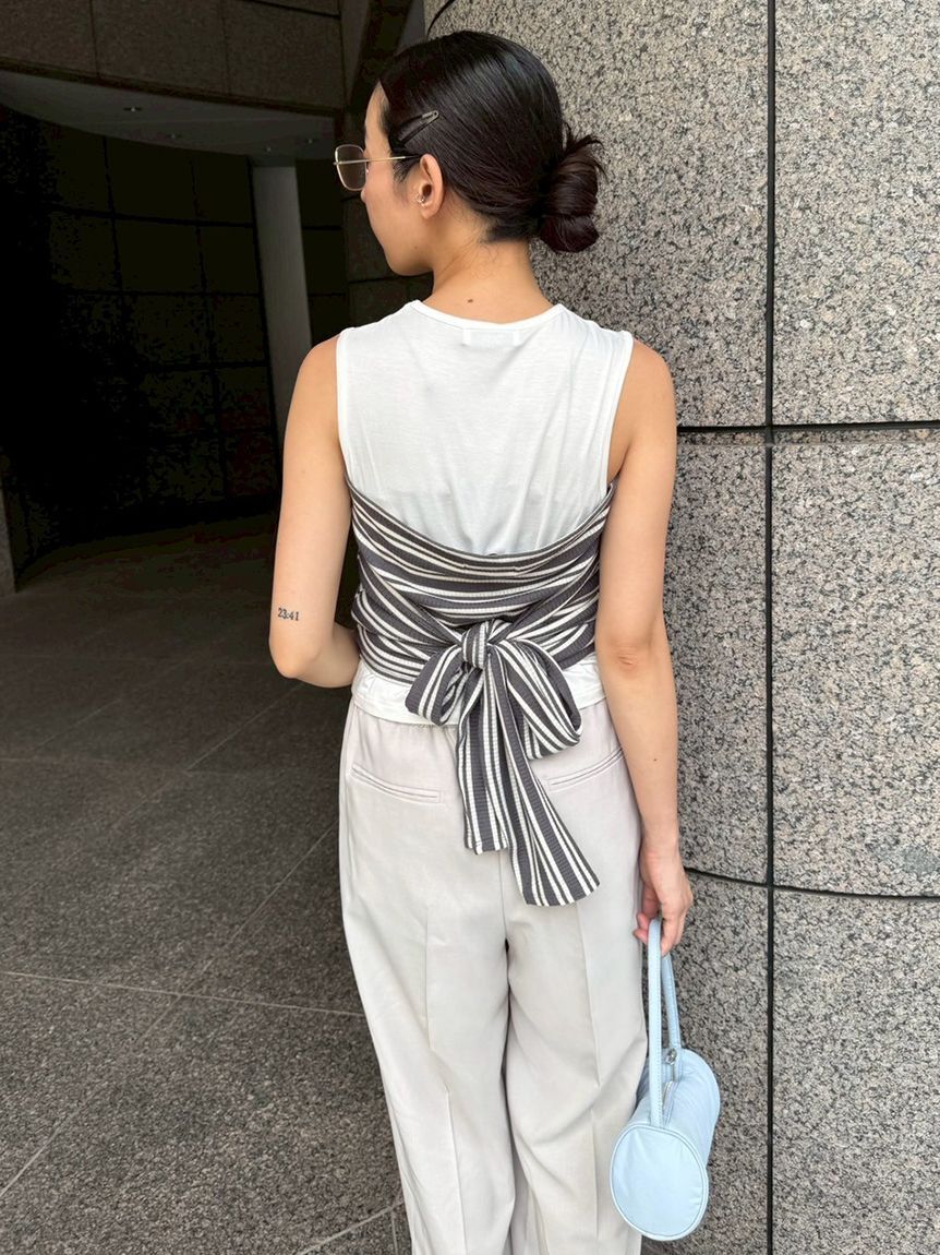 emmi atelier「2wayチューブトップ付きタンクトップ」|タンクトップ|