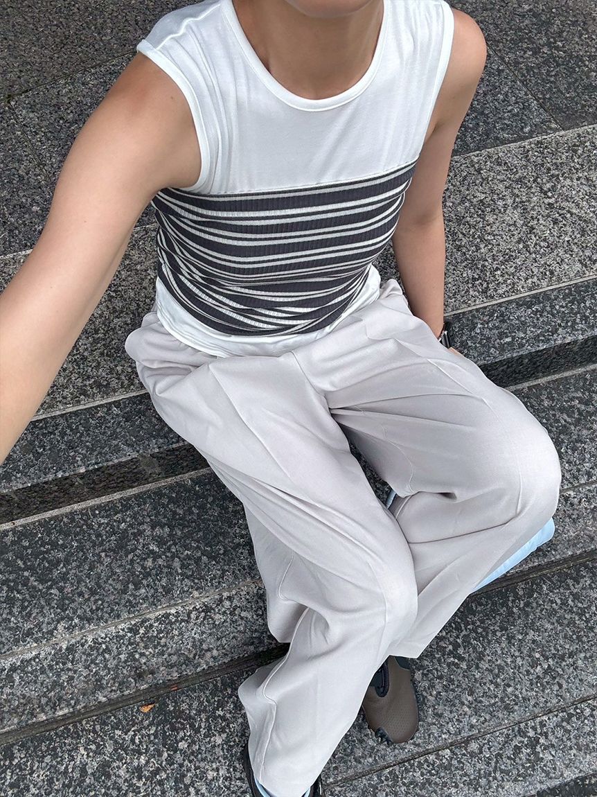 emmi atelier「2wayチューブトップ付きタンクトップ」|タンクトップ|