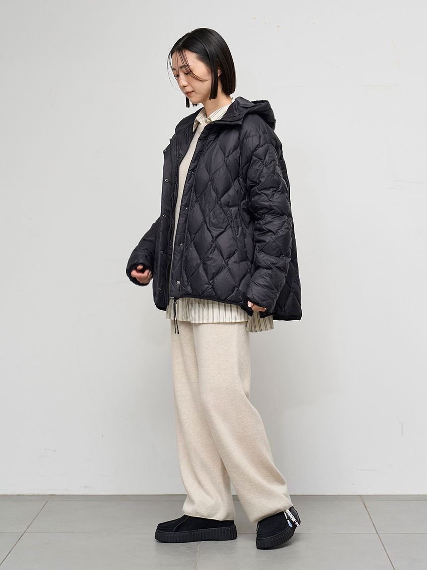 emmi atelier「【emmi&times;TAION】キルティングコート」|ダウン|BLK