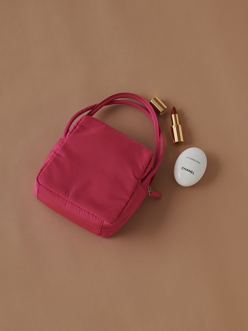 emmi atelier「eco ナイロンスクエアバッグ」|ハンドバッグ|