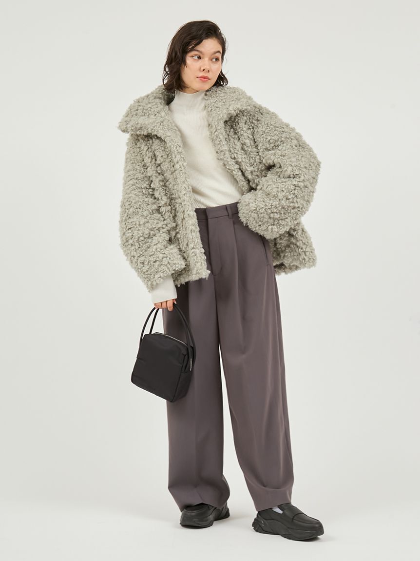 emmi atelier「eco ナイロンスクエアバッグ」|ハンドバッグ|