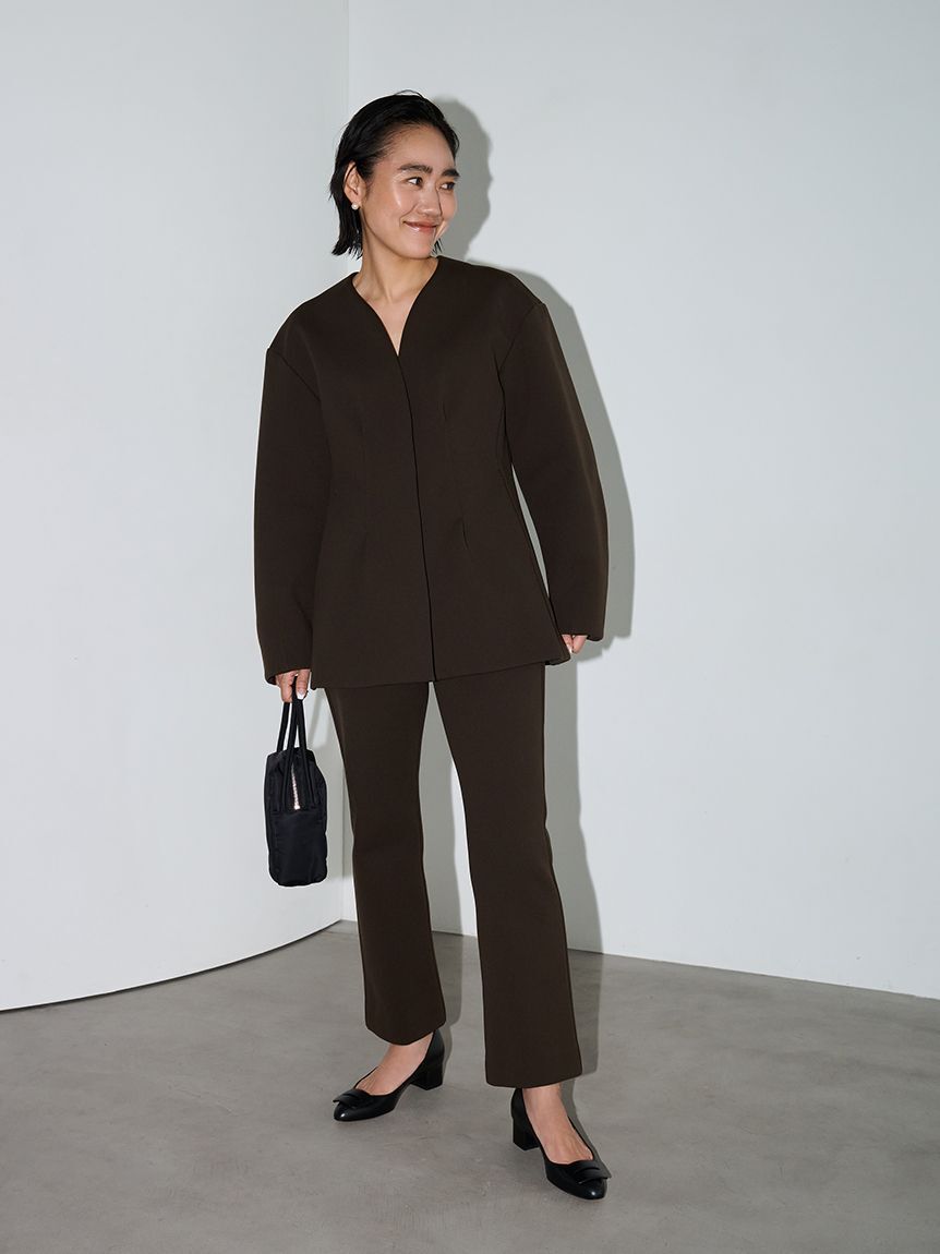 emmi atelier「eco ナイロンスクエアバッグ」|ハンドバッグ|