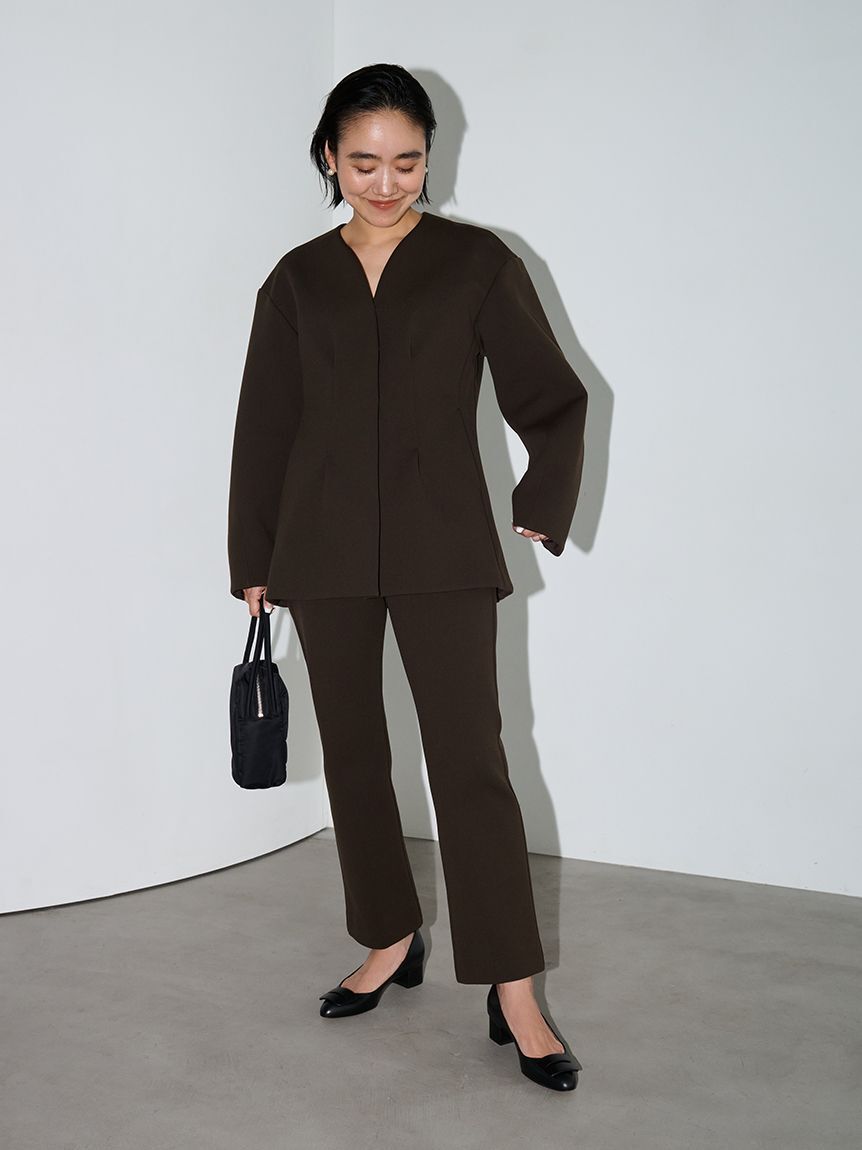 emmi atelier「eco ナイロンスクエアバッグ」|ハンドバッグ|