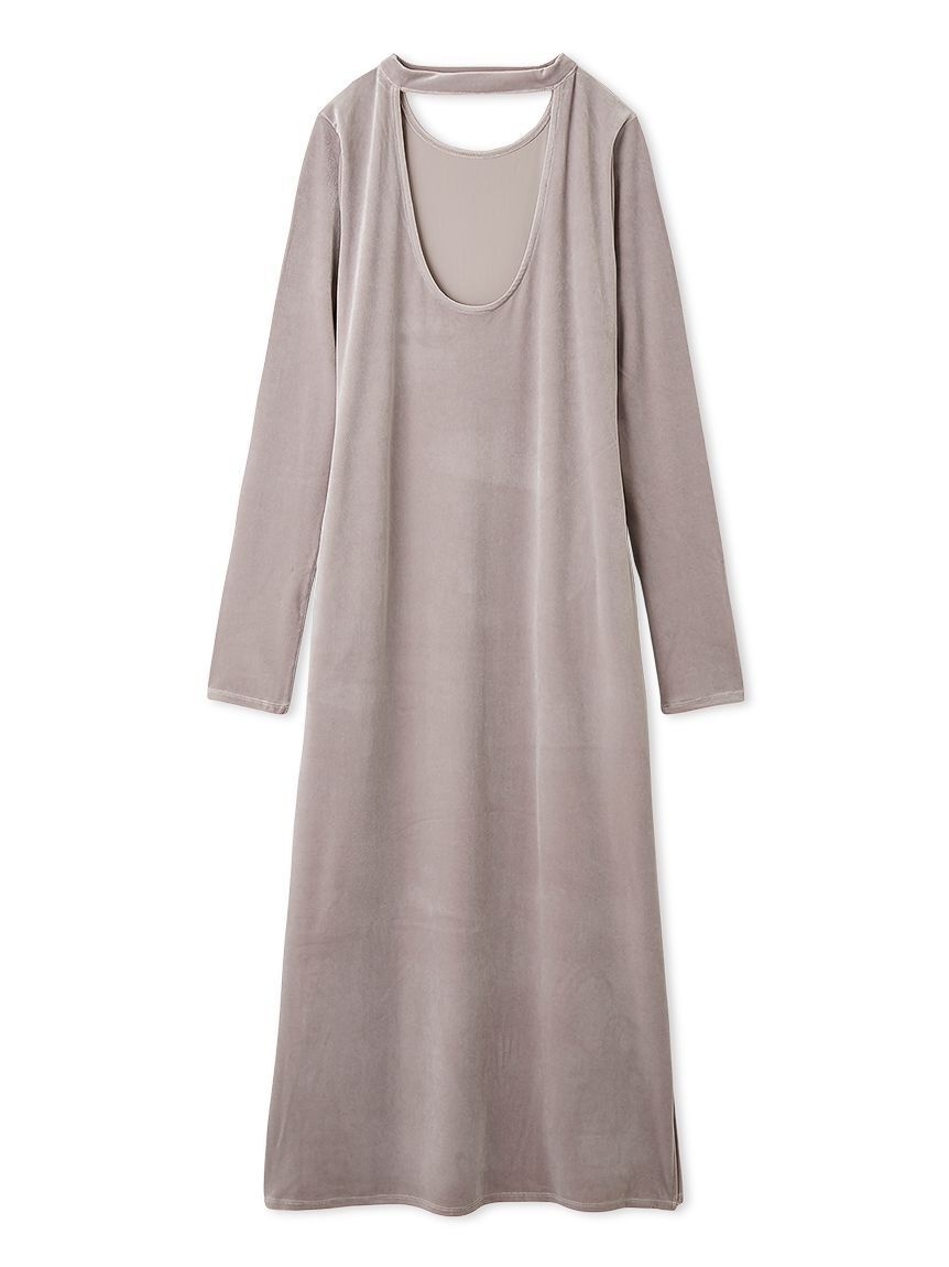 emmi atelier「ベロアIラインワンピース」|ワンピース|