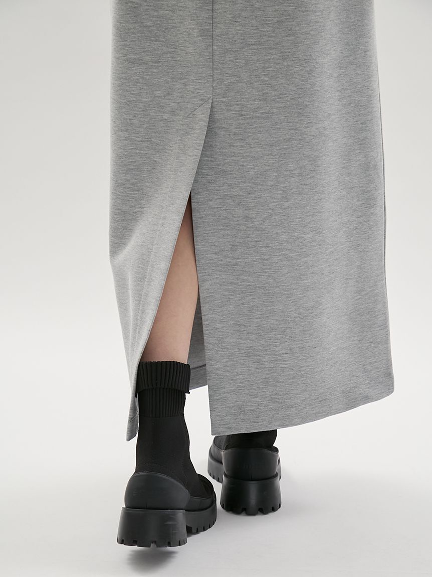 emmi atelier「【ONLINE限定】ハーフジップダンボールワンピース」|ワンピース|