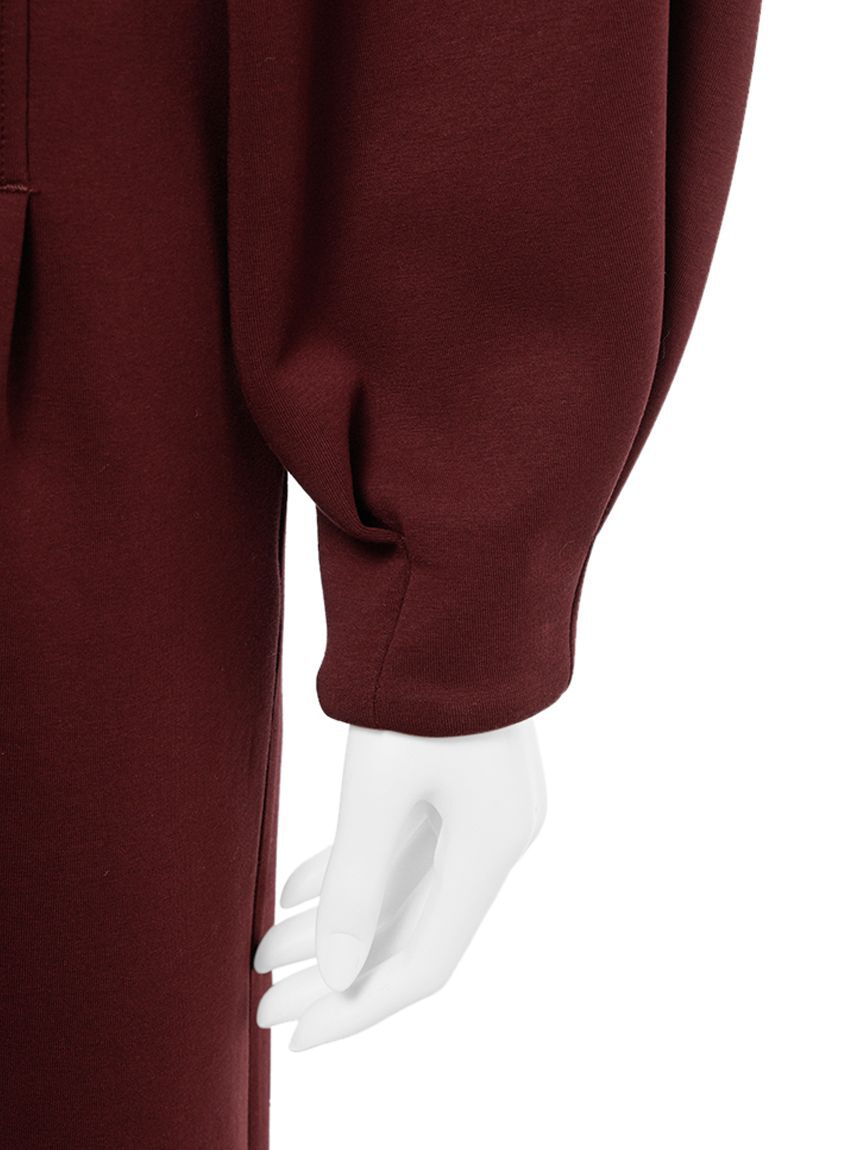 emmi atelier「【ONLINE限定】ハーフジップダンボールワンピース」|ワンピース|