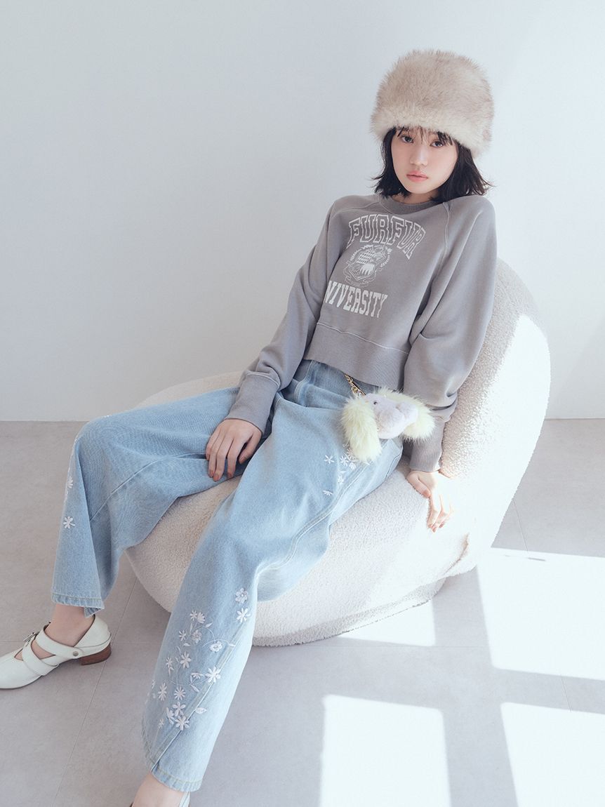 FURFUR「【WEB限定カラー】ダブルストラップバブーシュ」|パンプス|