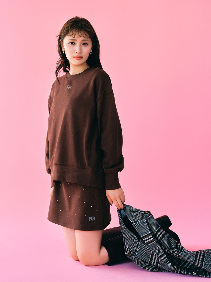 FURFUR「ツイードフレアドレスコート」|チェスターコート|