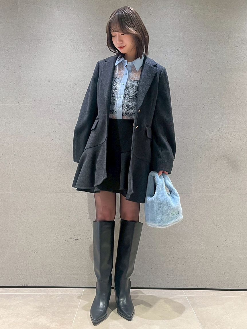 FURFUR「ツイードフレアスカート」|スカート|