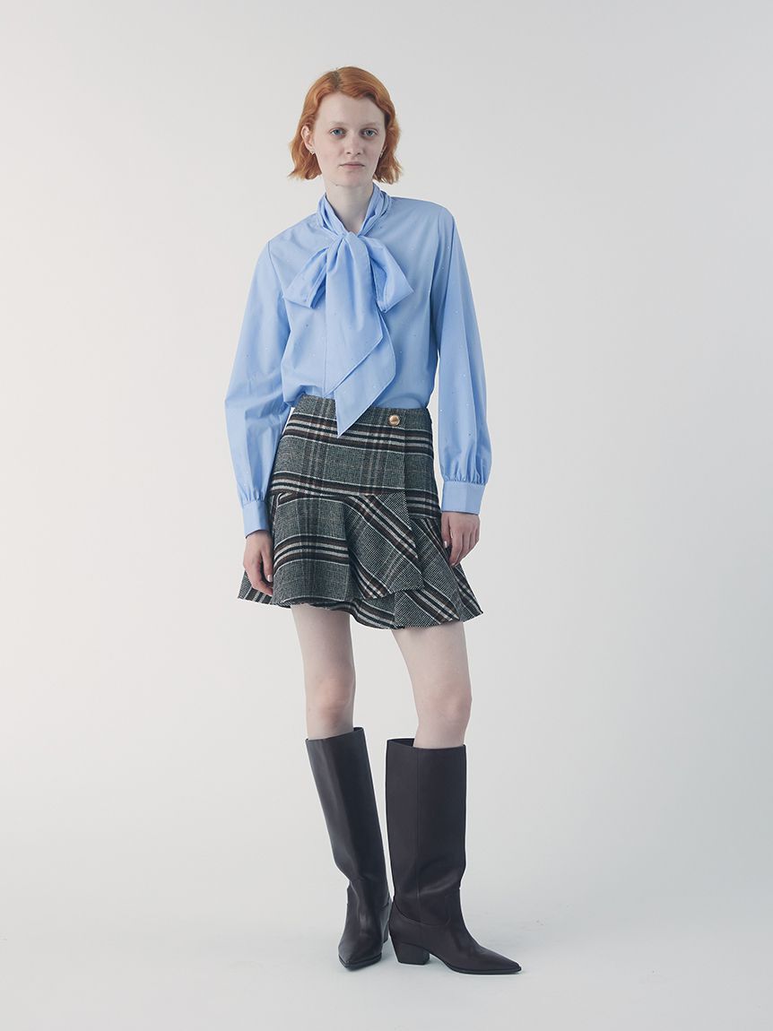 FURFUR「ツイードフレアスカート」|スカート|