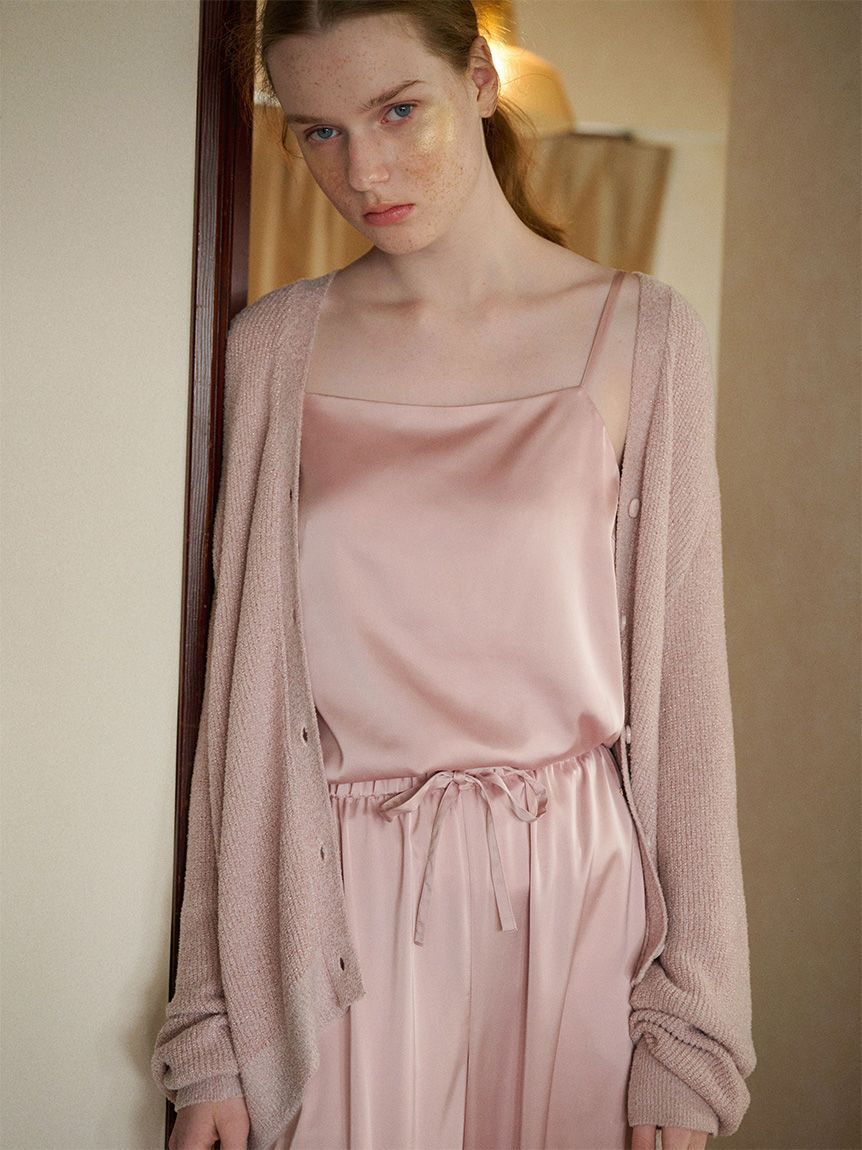 gelato pique「接触冷感サテンキャミソール」|ルームウェア|PNK