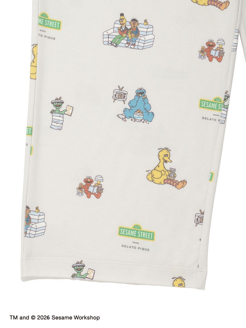 GELATO PIQUE HOMME「【SESAME STREET】【HOMME】総柄ロングパンツ」|ルームウェア|