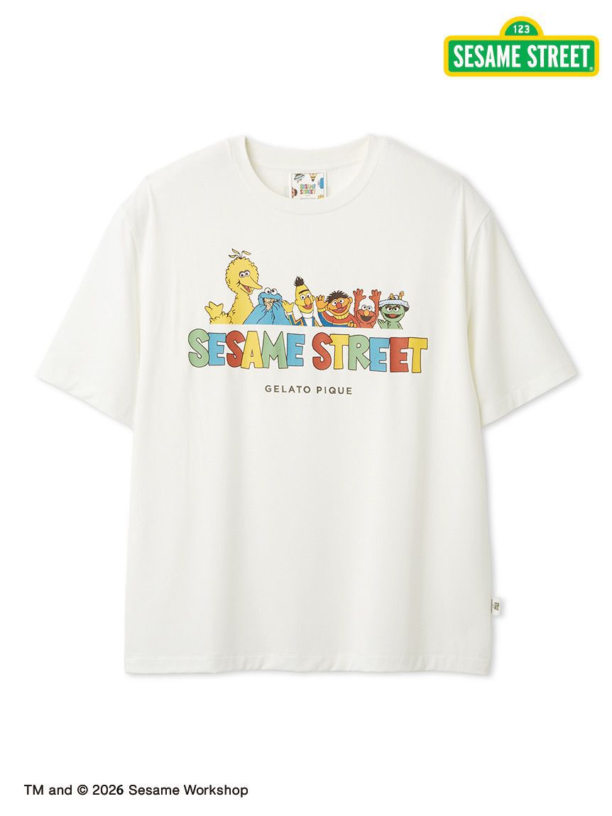 GELATO PIQUE HOMME「【SESAME STREET】【HOMME】ワンポイントTシャツ」|ルームウェア|OWHT
