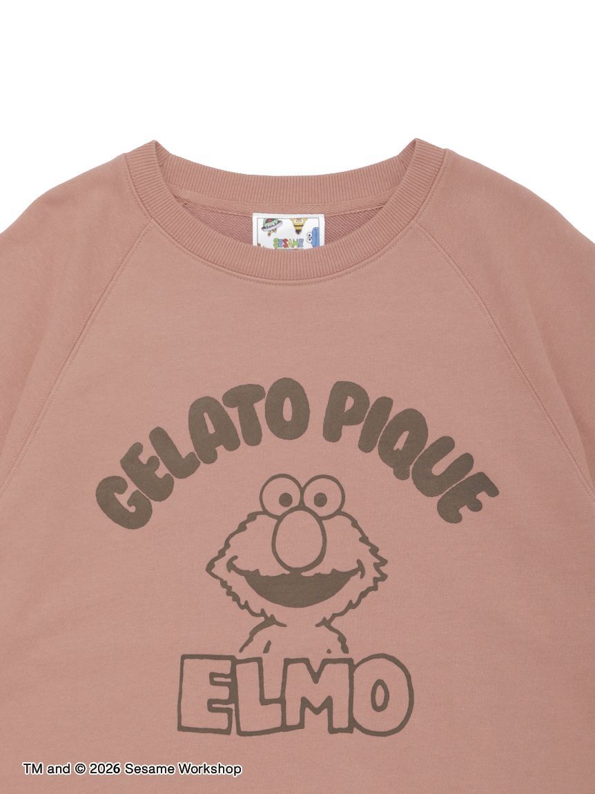 gelato pique「【SESAME STREET】【UNISEX】裏毛プルオーバー＆ハーフパンツセット」|ルームウェア|