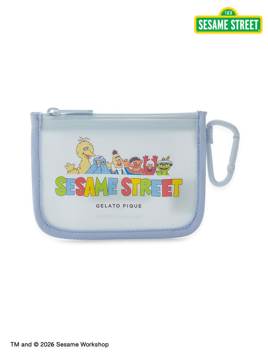 gelato pique「【SESAME STREET】ワンポイントポーチ」|ポーチ|BLU