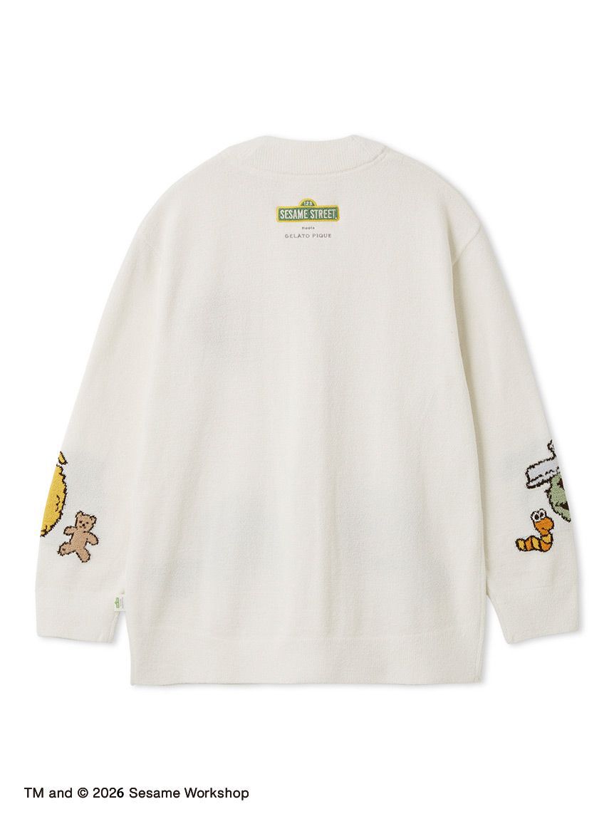 gelato pique「【SESAME STREET】エアリーモコアップリケカーディガン」|ルームウェア|