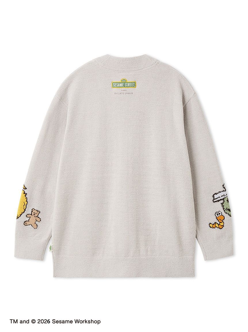 gelato pique「【SESAME STREET】エアリーモコアップリケカーディガン」|ルームウェア|