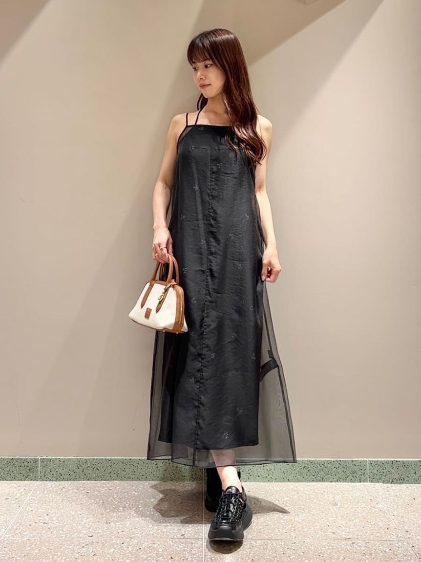 SNIDEL「レイヤードプリントキャミワンピース」|ワンピース|