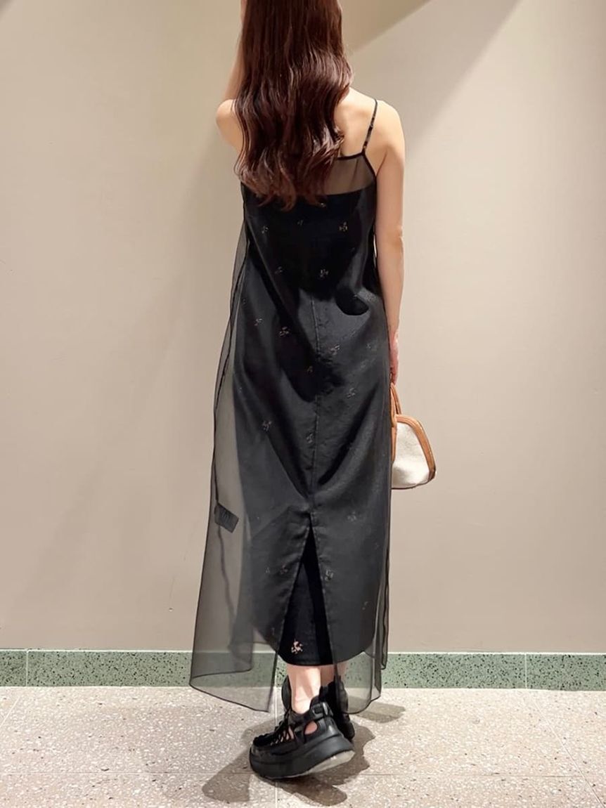 SNIDEL「レイヤードプリントキャミワンピース」|ワンピース|